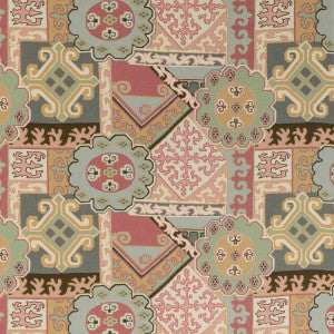 Batangas Print Pink/Multi by Lee Jofa Fabric