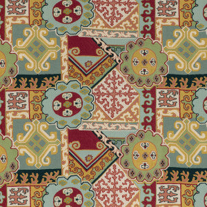 Batangas Print Red/Multi by Lee Jofa Fabric