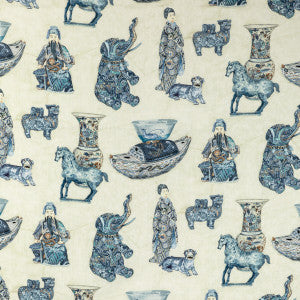 Tambelan Print Porcelain by Lee Jofa Fabric