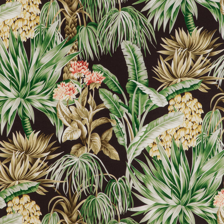 Caluya Print Espresso by Lee Jofa Fabric MINDORO COTTON - 100% Italy HEAVY Horizontal: 55.12 and Vertical: 37.4 55.12 - Fabric Carolina -