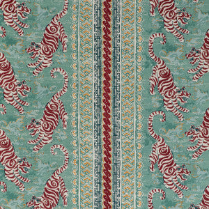 Bongol Print Aqua by Lee Jofa Fabric