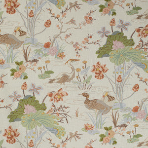 Luzon Print Apricot by Lee Jofa Fabric