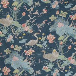Luzon Print Sapphire by Lee Jofa Fabric