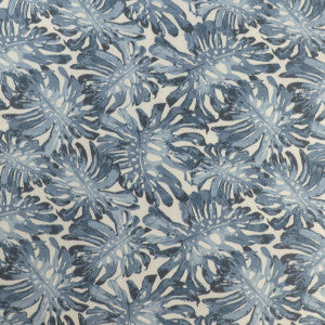 Calapan Print Blue by Lee Jofa Fabric