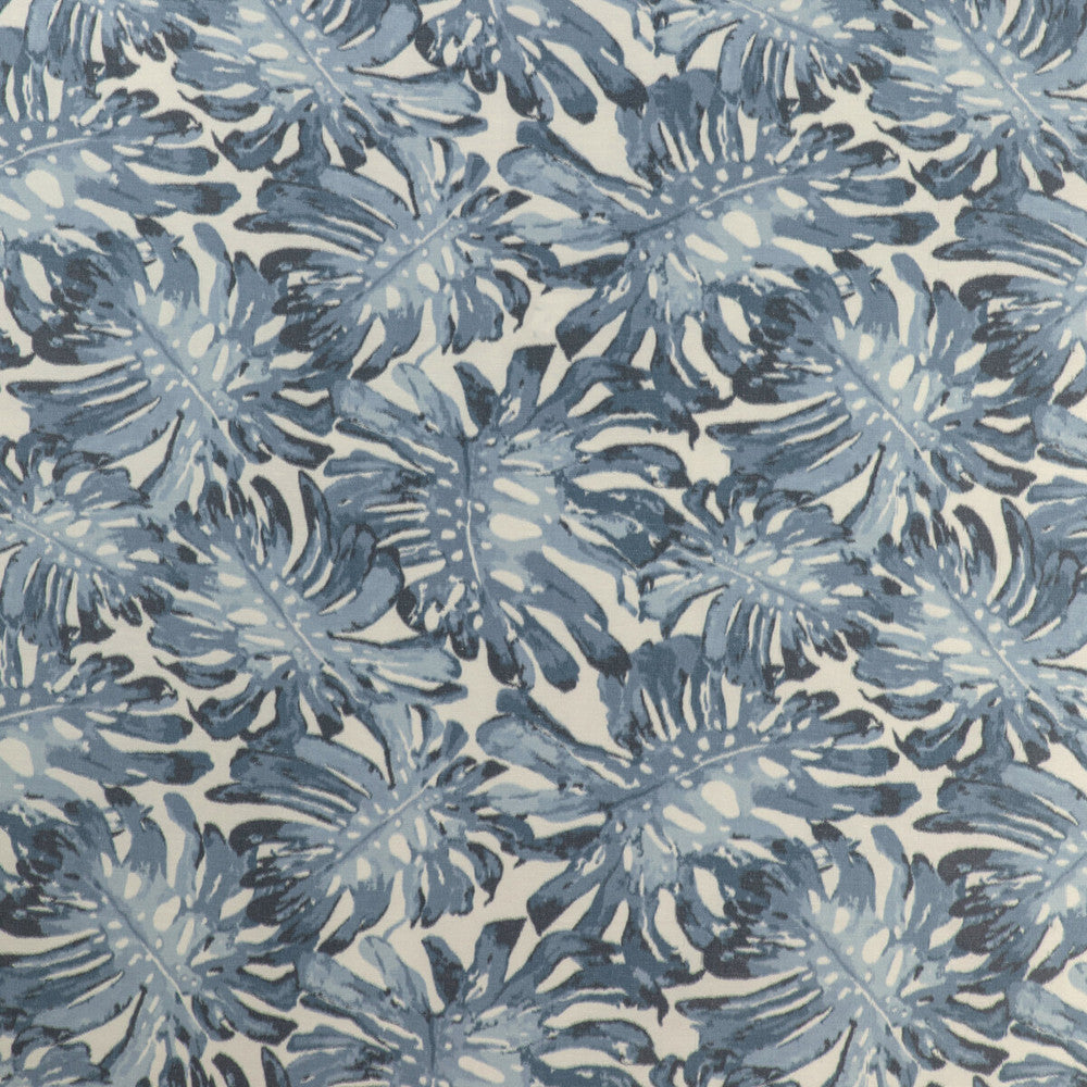 Calapan Print Blue by Lee Jofa Fabric MINDORO LINEN - 70%;POLYESTER - 30% Italy Horizontal: 28.35 and Vertical: 28.35 55.51 - Fabric Carolina -