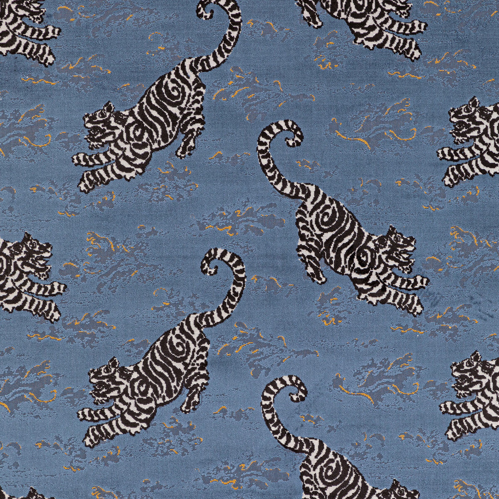 Bongol Velvet Sapphire by Lee Jofa Fabric MINDORO VISCOSE - 76%;POLYESTER - 24% India HEAVY Horizontal: 26.36 and Vertical: 18.1 55.09 - Fabric Carolina -