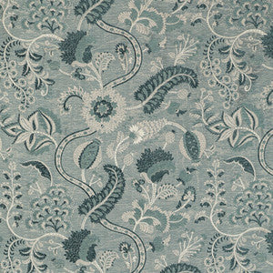 Jardin Bleu Blue/Aqua by Lee Jofa Fabric