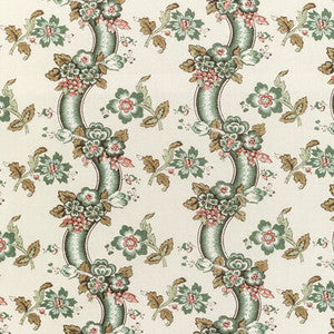 Benday Print Green/Rose by Lee Jofa Fabric