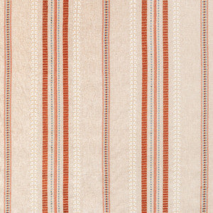 Nautique Emb Rust/Blue by Lee Jofa Fabric