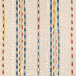 Nautique Emb Denim/Gold by Lee Jofa Fabric