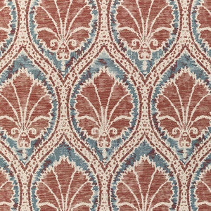 Seville Weave Denim/Brick by Lee Jofa Fabric