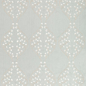 Lillie Embroidery Aqua by Lee Jofa Fabric