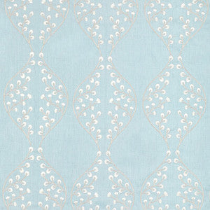 Lillie Embroidery Sky by Lee Jofa Fabric