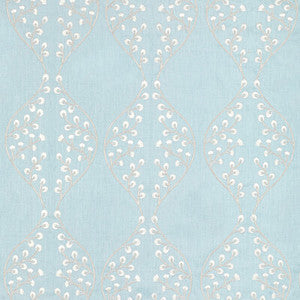 Lillie Embroidery Sky by Lee Jofa Fabric