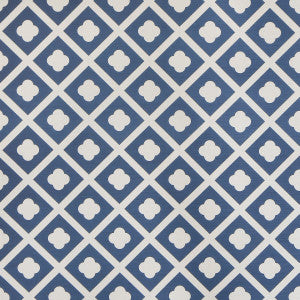 Jardin Dark Navy On Ecru by Lee Jofa Fabric