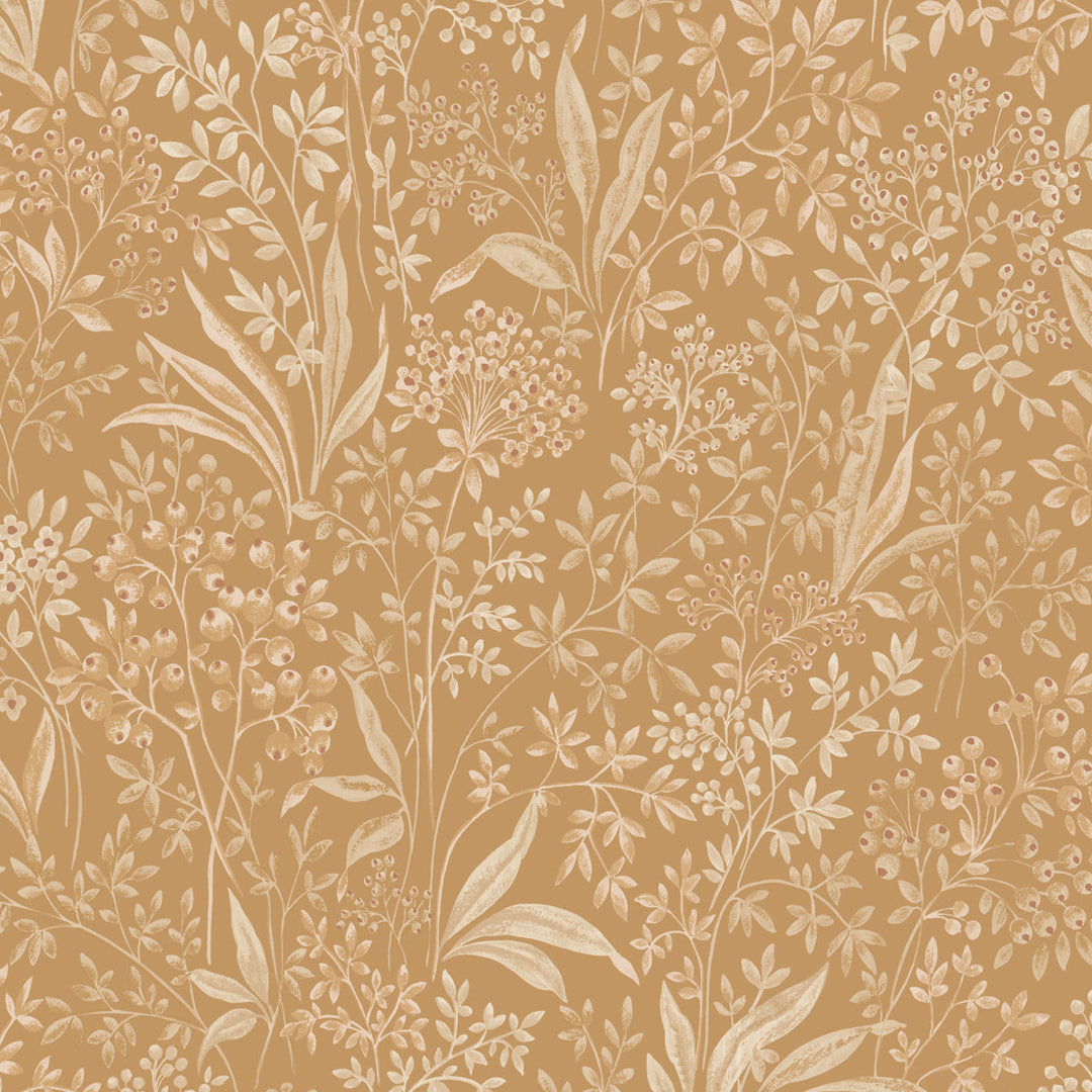 Nocturne - Parchment by Schumacher Wallcovering
