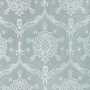 Hayes Embroidery Blue by Lee Jofa Fabric