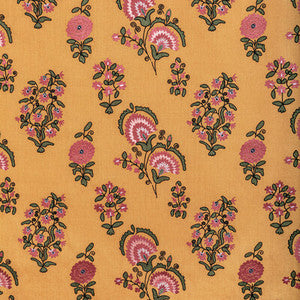 Mead Embroidery Saffron/Petal by Lee Jofa Fabric