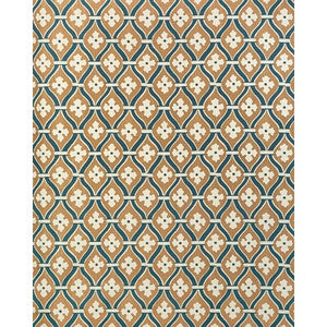 Byblos Blue/Faded Brown 2022121.615.0 by Lee Jofa Fabric