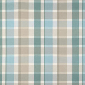 Fisher Plaid Sky/Stone 2023107.1511.0 by Lee Jofa Fabric