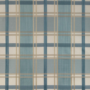Davies Plaid Sky/Sand 2023109.516.0 by Lee Jofa Fabric