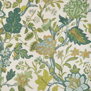 Hazelwood Print Green 2023121.335.0 by Lee Jofa Fabric