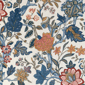 Hazelwood Print Indigo 2023121.550.0 by Lee Jofa Fabric