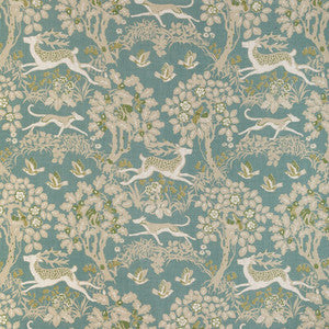 Mille Fleur Print Lake 2023122.353.0 by Lee Jofa Fabric