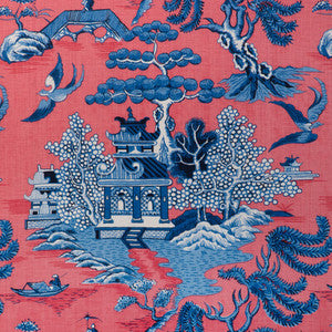 Willow Lake Print Punch 2023128.195.0 by Lee Jofa Fabric
