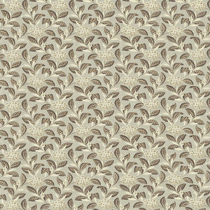 Ortensia Brown On Celadon 2023133.613.0 by Lee Jofa Fabric