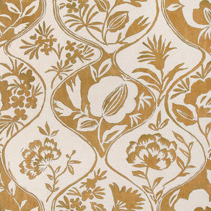 Calathea Print Gold 2023141.40.0 by Lee Jofa Fabric