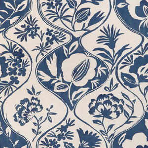 Calathea Print Indigo 2023141.50.0 by Lee Jofa Fabric