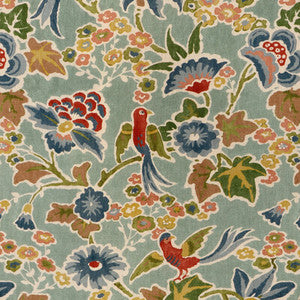 Posy Print Aqua/Ivy 2023142.353.0 by Lee Jofa Fabric