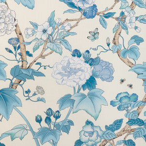 Gardenia Print Delft/Sky 2023143.155.0 by Lee Jofa Fabric