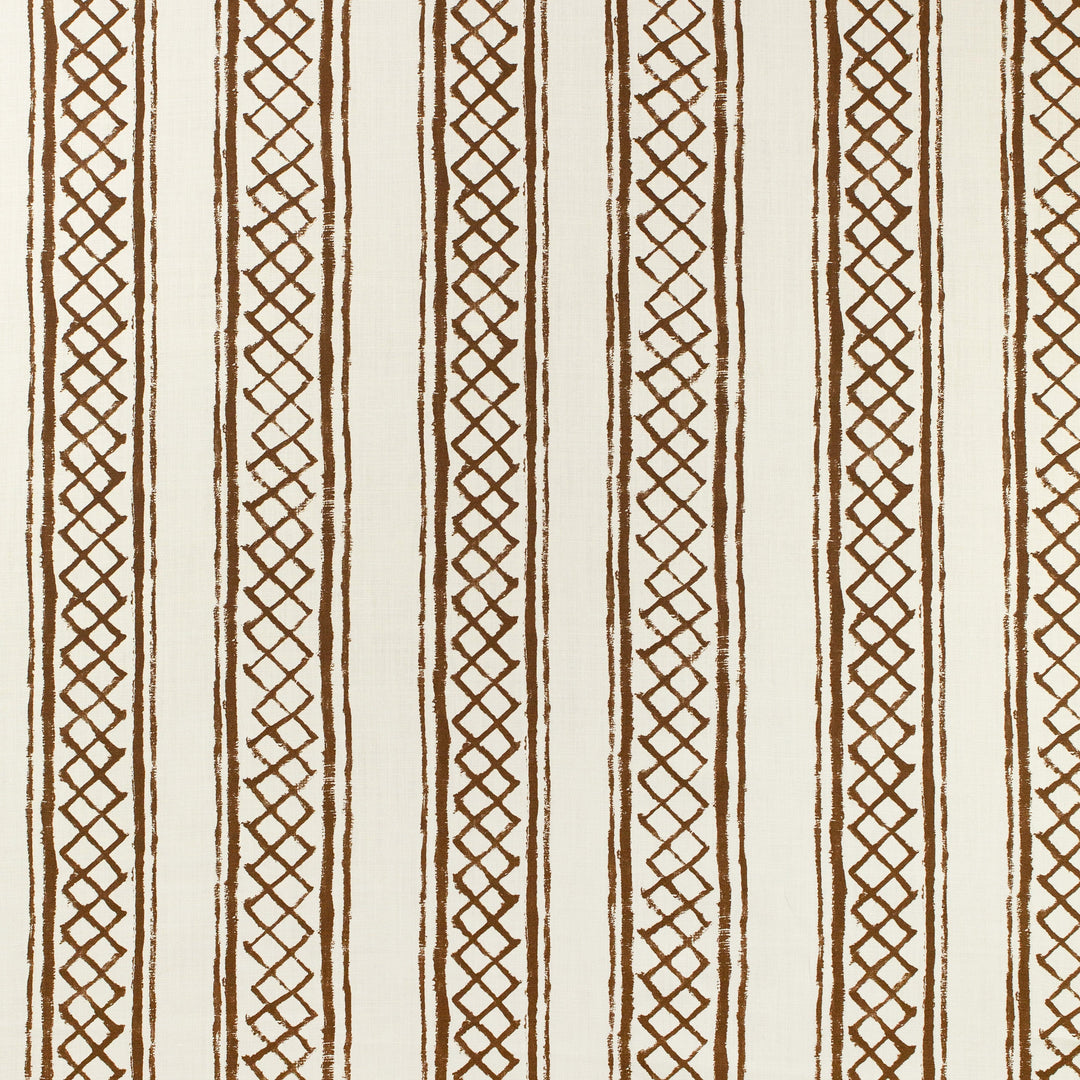 Milos Stripe - Brown By Lee Jofa Fabric