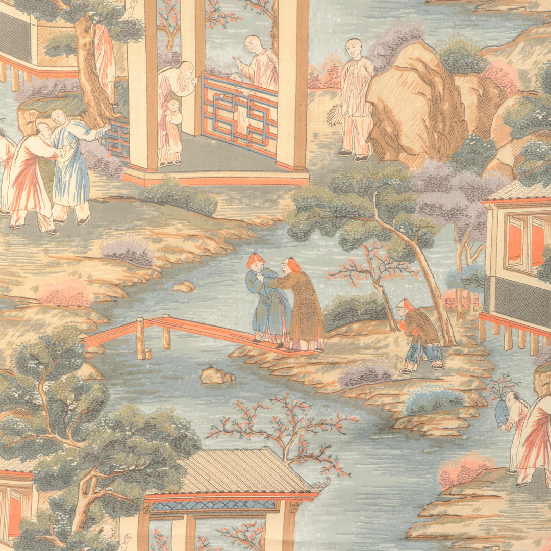 Tarim River Print - Multi By Lee Jofa Fabric
