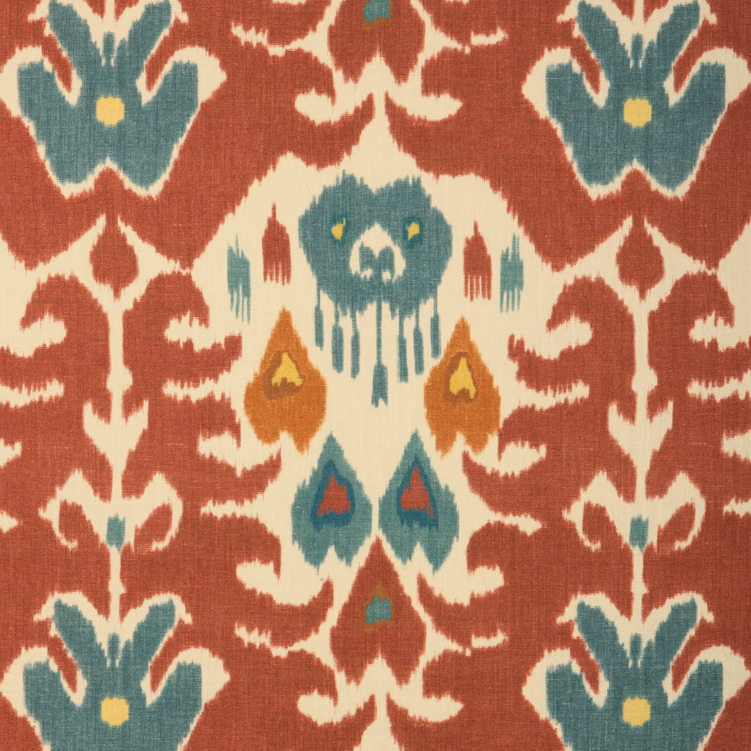 Marco Polo Ii - Brick/Teal By Lee Jofa Fabric