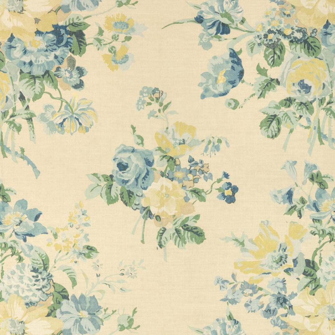 Hathaway Print - Blue By Lee Jofa Fabric
