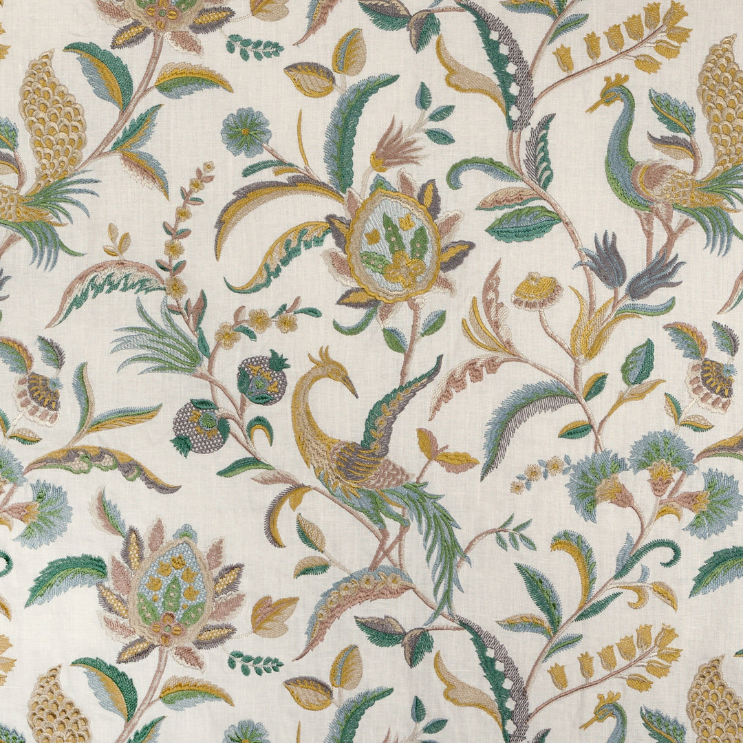 Palawan Emb - Teal/Green By Lee Jofa Fabric