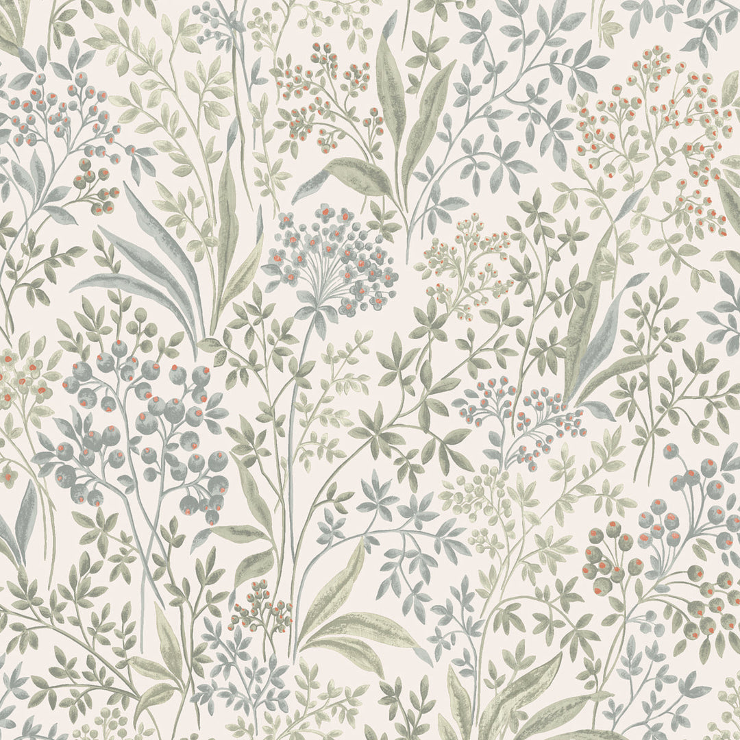Nocturne - Sage by Schumacher Wallcovering