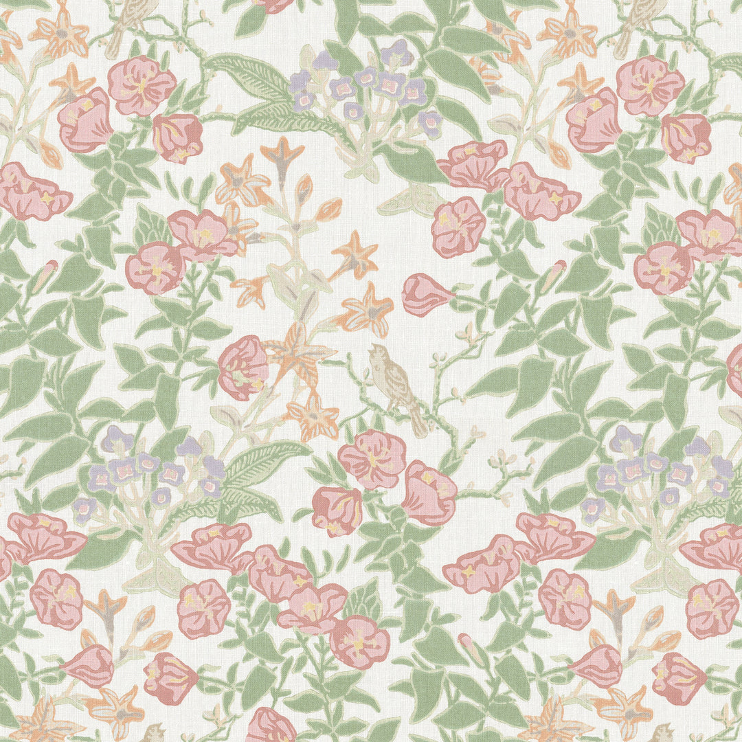 Plumeria Print - Rose By Lee Jofa Fabric