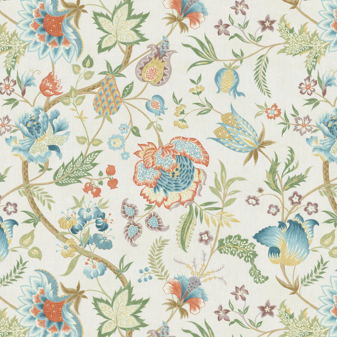 Arundel Print - Teal By Lee Jofa Fabric