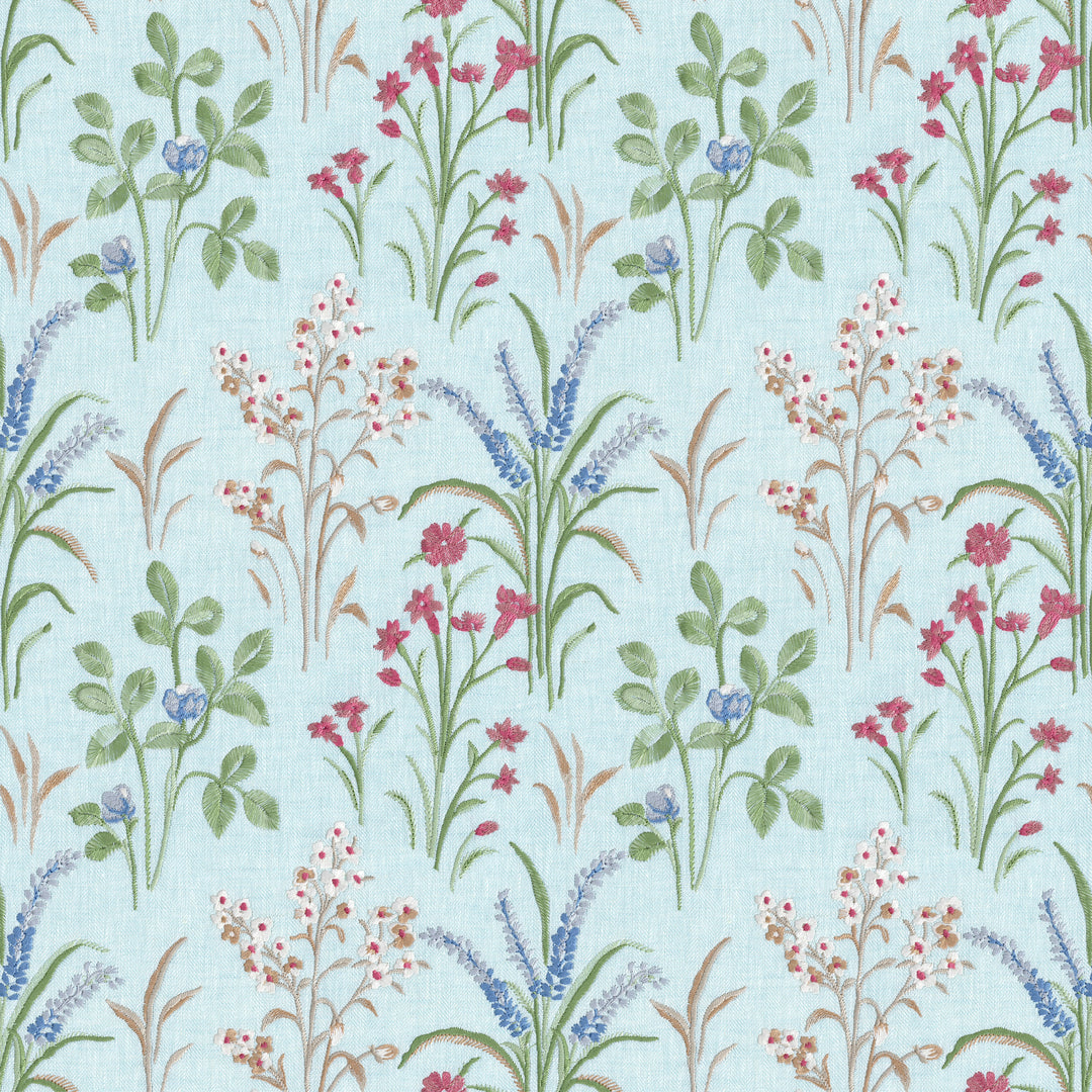 Gladwyn Emb - Aqua By Lee Jofa Fabric