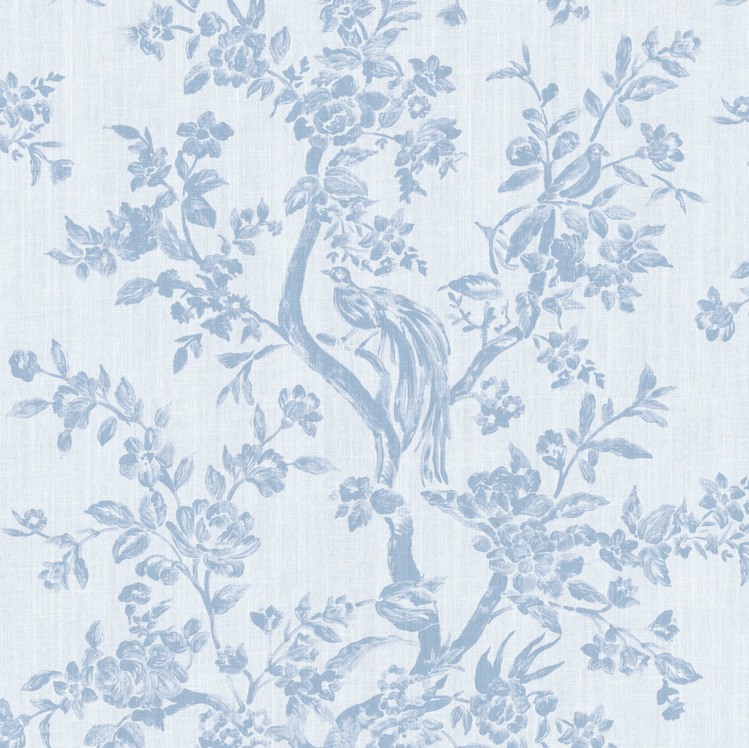Camellia Toile - Sky By Lee Jofa Fabric