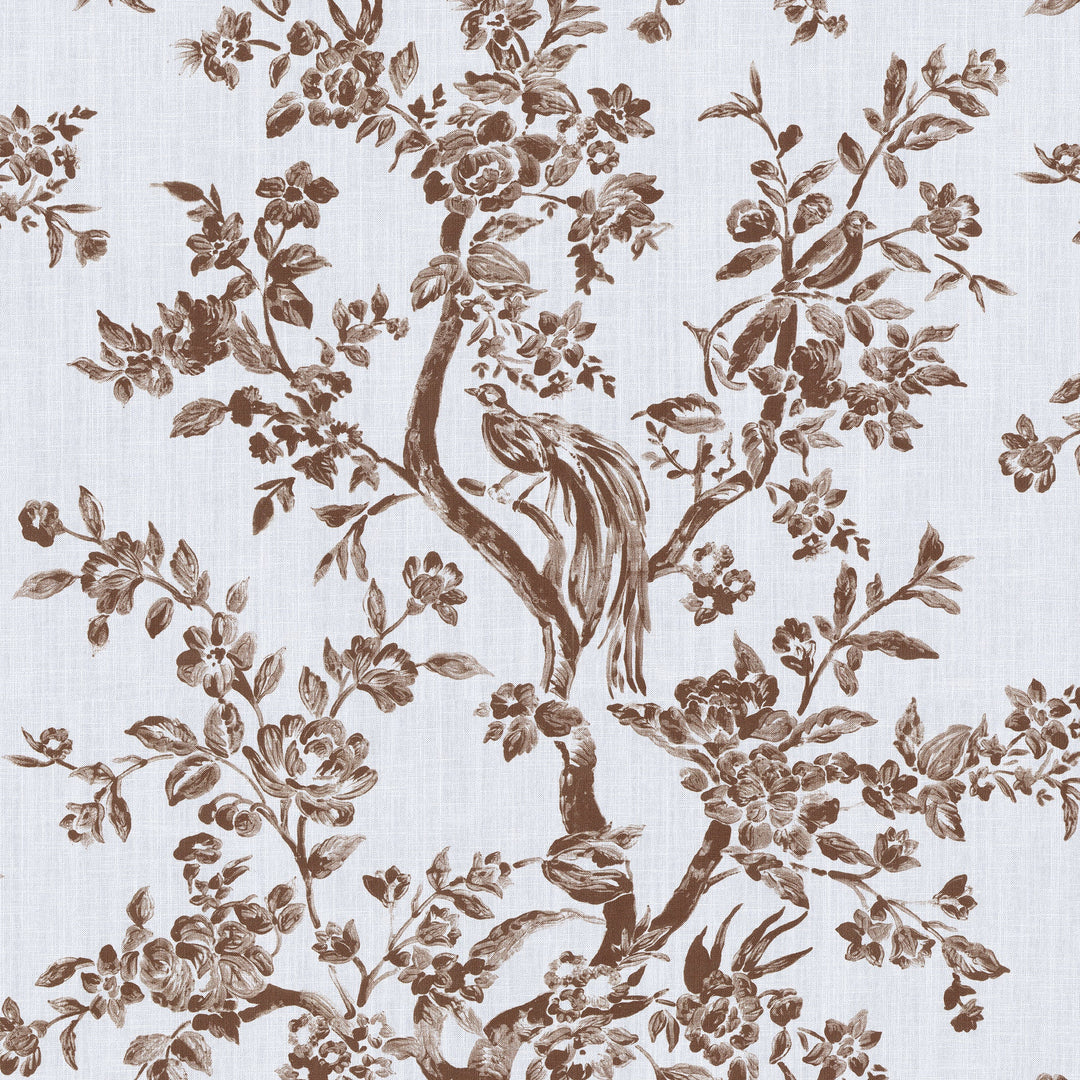 Camellia Toile - Brown By Lee Jofa Fabric