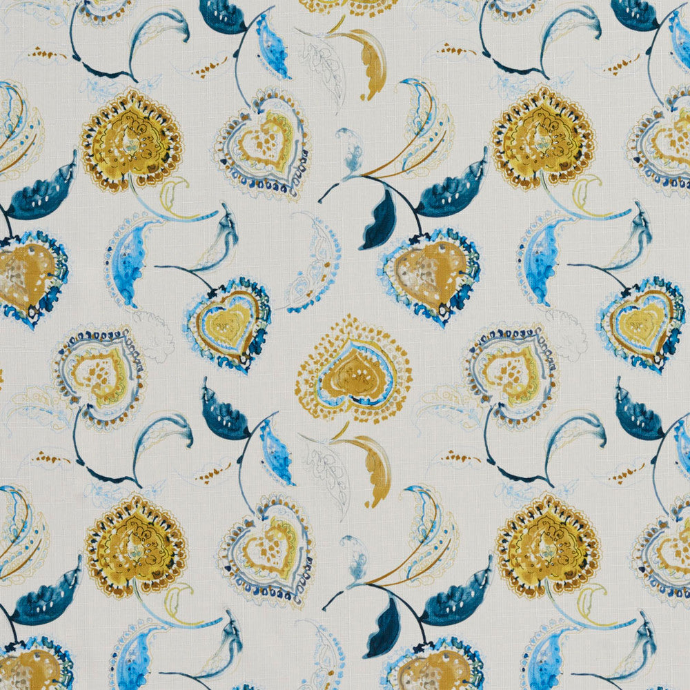 20410-03 by Charlotte Fabric Prints 100% Polyester Asia Exceeds 100,000 Wyzenbeek Rubs (Heavy Duty) Horizontal: 13.5" x Vertical: 13.5" 54 Inches - Fabric Carolina -