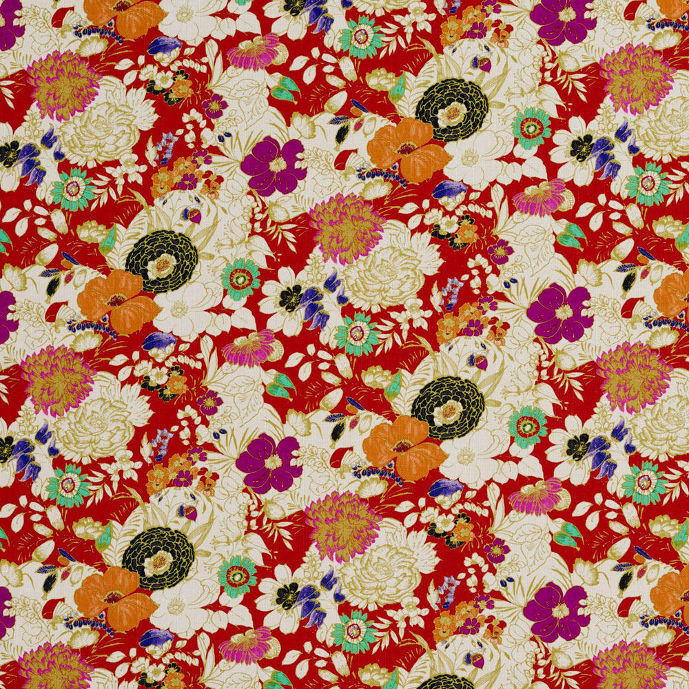 20420-04 by Charlotte Fabric Prints 100% Polyester Asia Exceeds 100,000 Wyzenbeek Rubs (Heavy Duty) Horizontal: 24" x Vertical: 13" 54 Inches - Fabric Carolina -