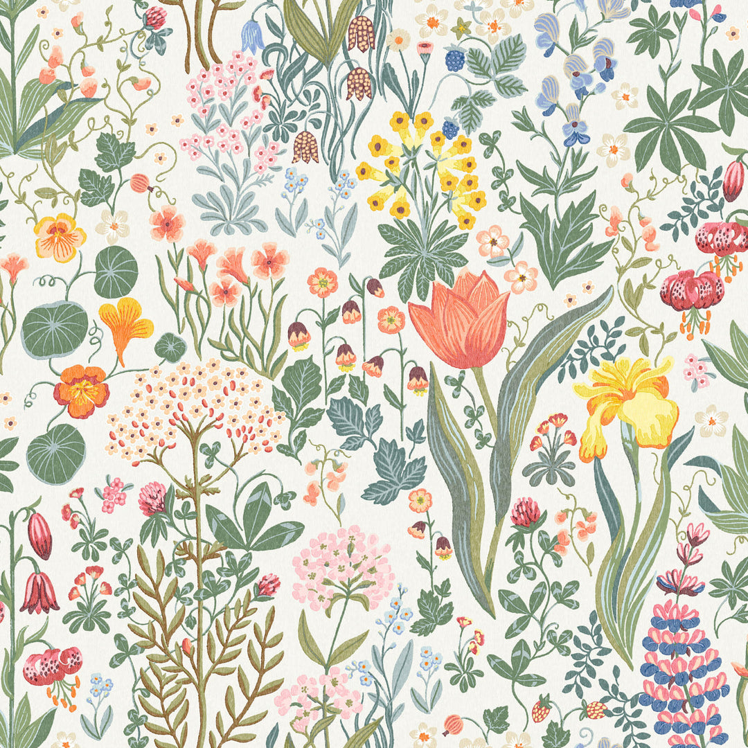 Blomsterhav - Multi by Schumacher Wallcovering