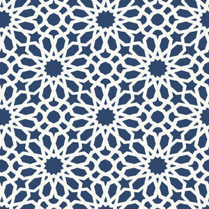 Agadir Screen Lapis 5006640 by Schumacher Wallpaper