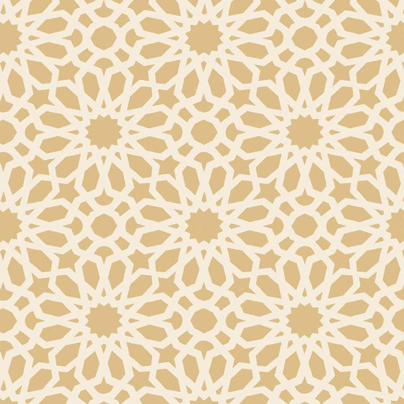 Agadir Screen Mocha 5006641 by Schumacher Wallpaper Ottoman Chic 13.5" - Fabric Carolina -